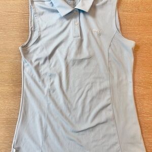 Puma Sky Blue Golf Polo
